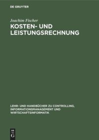 cover of the book Kosten- und Leistungsrechnung: Band II: Plankostenrechnung