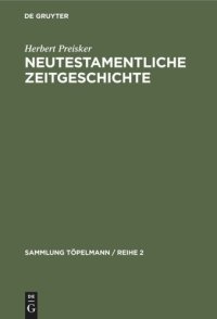 cover of the book Neutestamentliche Zeitgeschichte