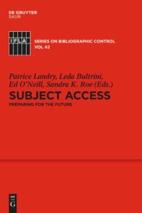 cover of the book Subject Access: Preparing for the Future