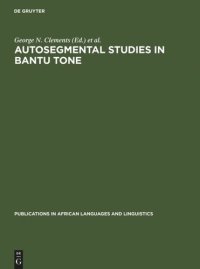 cover of the book Autosegmental Studies in Bantu Tone