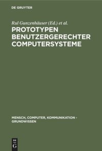 cover of the book Prototypen benutzergerechter Computersysteme