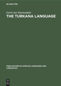 cover of the book The Turkana Language