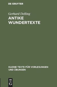 cover of the book Antike Wundertexte