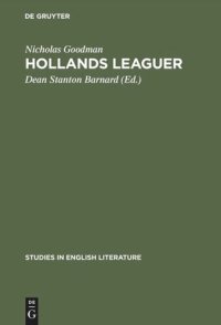 cover of the book Hollands leaguer: A critical Edition