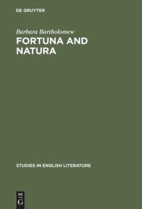 cover of the book Fortuna and natura: A reading of three Chaucer narratives