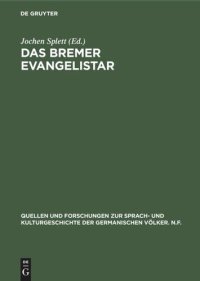 cover of the book Das Bremer Evangelistar