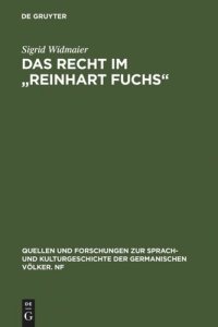 cover of the book Das Recht im "Reinhart Fuchs"