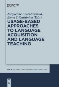 cover of the book Usage-Based Approaches to Language Acquisition and Language Teaching