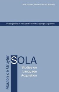 cover of the book Investigations in Instructed Second Language Acquisition