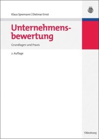 cover of the book Unternehmensbewertung: Grundlagen und Praxis