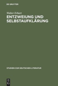 cover of the book Entzweiung und Selbstaufklärung: Christoph Martin Wielands »Agathon«-Projekt