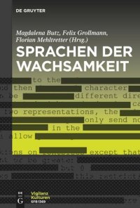 cover of the book Sprachen der Wachsamkeit