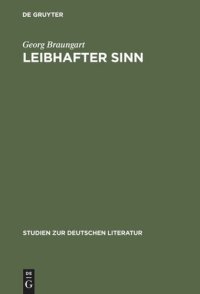 cover of the book Leibhafter Sinn: Der andere Diskurs der Moderne