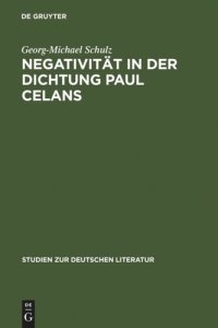 cover of the book Negativität in der Dichtung Paul Celans