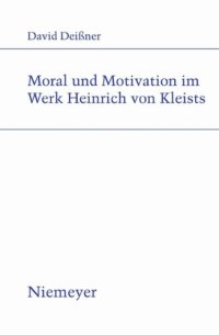 cover of the book Moral und Motivation im Werk Heinrich von Kleists