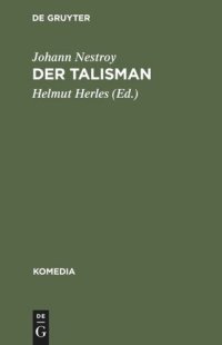 cover of the book Der Talisman: Posse mit Gesang in drei Acten