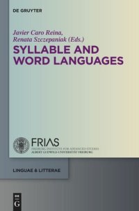 cover of the book Syllable and Word Languages