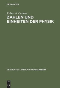 cover of the book Zahlen und Einheiten der Physik