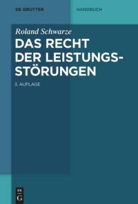 cover of the book Das Recht der Leistungsstörungen