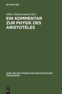 cover of the book Ein Kommentar zur Physik des Aristoteles: Aus der Pariser Artistenfakultät um 1273