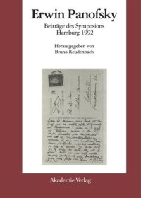 cover of the book BAND 3 Erwin Panofsky: Beiträge des Symposions Hamburg 1992