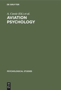 cover of the book Aviation Psychology: Studies on Accident Liability Proficiency Criteria and Personnel Selection