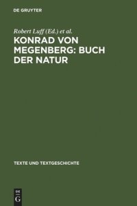 cover of the book Buch der Natur. Band II Konrad von Megenberg: Buch der Natur: Band II: Kritischer Text nach den Handschriften