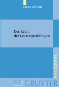 cover of the book Das Recht der Leistungsstörungen