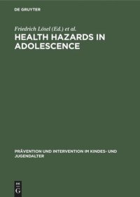 cover of the book Health Hazards in Adolescence