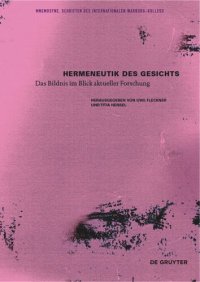 cover of the book Hermeneutik des Gesichts: Das Bildnis im Blick aktueller Forschung