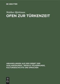 cover of the book Ofen zur Türkenzeit: Vornehmlich nach türkischen Quellen