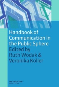 cover of the book Handbook of Communication in the Public Sphere