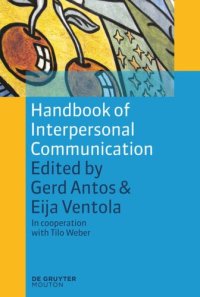 cover of the book Handbook of Interpersonal Communication