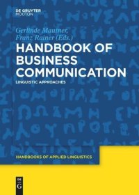 cover of the book Handbook of Business Communication: Linguistic Approaches