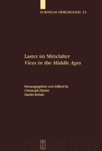 cover of the book Laster im Mittelalter / Vices in the Middle Ages