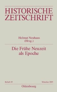 cover of the book Die Frühe Neuzeit als Epoche