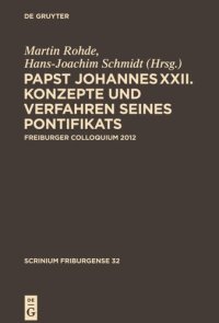 cover of the book Papst Johannes XXII: Konzepte und Verfahren seines Pontifikats