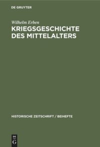 cover of the book Kriegsgeschichte des Mittelalters