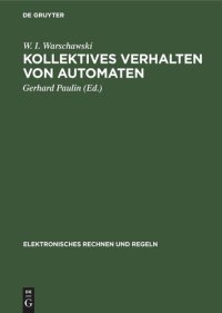 cover of the book Kollektives Verhalten von Automaten