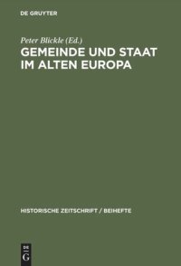 cover of the book Gemeinde und Staat im Alten Europa