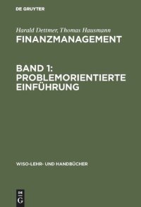 cover of the book Finanzmanagement, Band 1: Problemorientierte Einführung