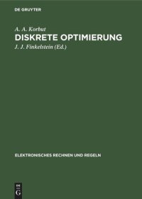 cover of the book Diskrete Optimierung