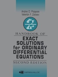 cover of the book Handbook of Exact Solutions for Ordinary Differential Equations