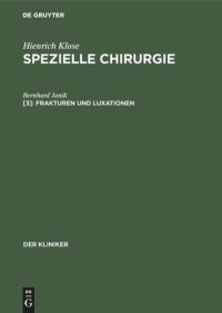 cover of the book Spezielle Chirurgie: [3] Frakturen und Luxationen