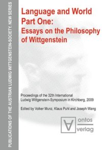 cover of the book Language and World: Part 1 Essays on the philosophy of Wittgenstein