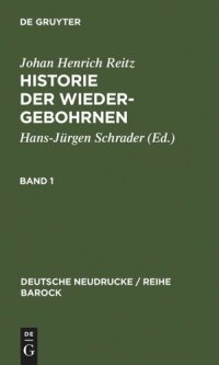 cover of the book Historie Der Wiedergebohrnen