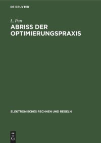 cover of the book Abriss der Optimierungspraxis