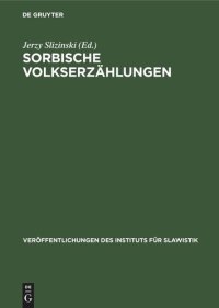 cover of the book Sorbische Volkserzählungen