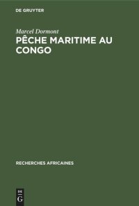 cover of the book Pêche maritime au Congo: Possibilités de développement