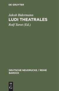 cover of the book Ludi theatrales: Band I